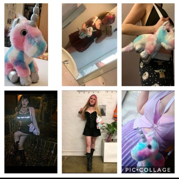 Unicorn plushie purse - Picture 9 of 11